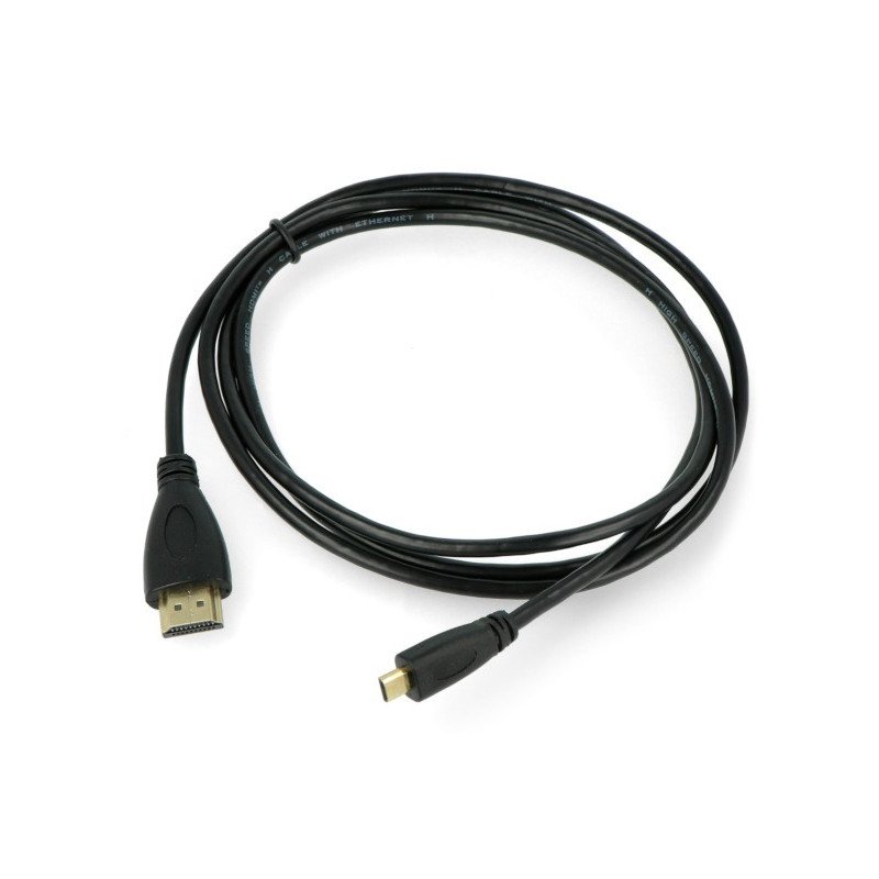 Kabel HDMI / microHDMI Akyga AK-HD-15R ver. 1,4 1,8 m