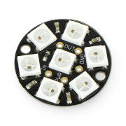 Klenot Adafruit NeoPixel - RGB LED prsten 7 x WS2812 5050