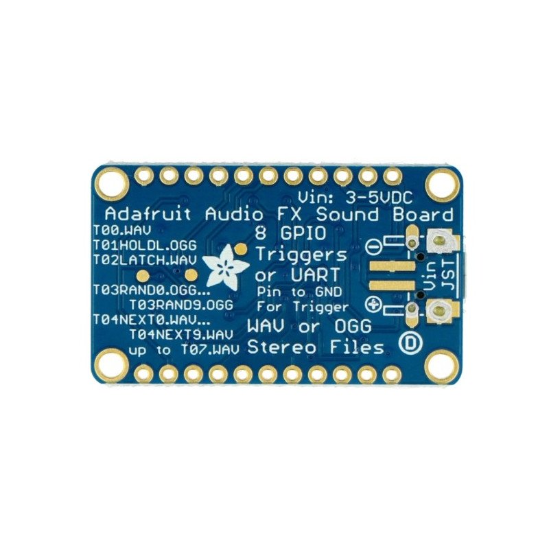 Zvuková karta Adafruit Audio FX Mini - přehrávač WAV / OGG 16 MB