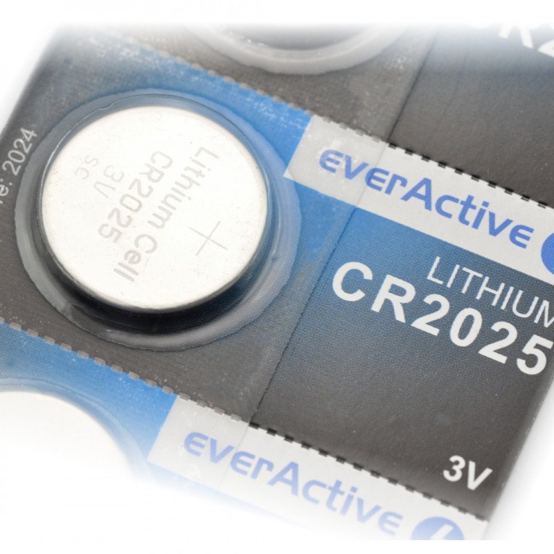 Lithiová baterie EverActive CR2025 3V