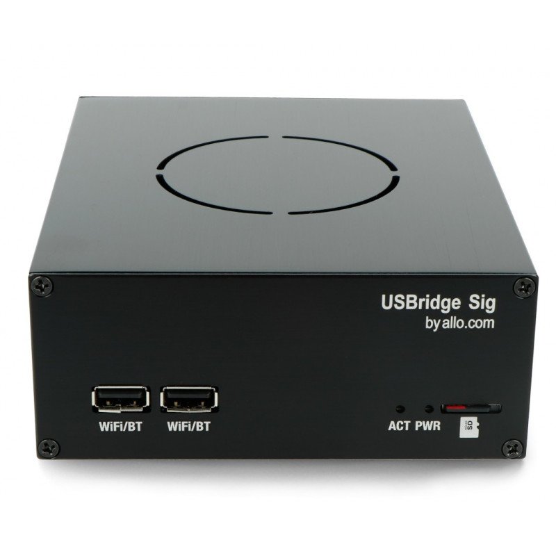 USBridge Sig - digitální zvukový vysílač + karta Volumio + 16 GB microSD