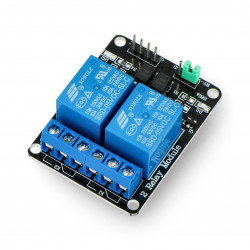 Reléový modul Iduino 2 kanály s optoizolací - kontakty 10A / 250VAC...