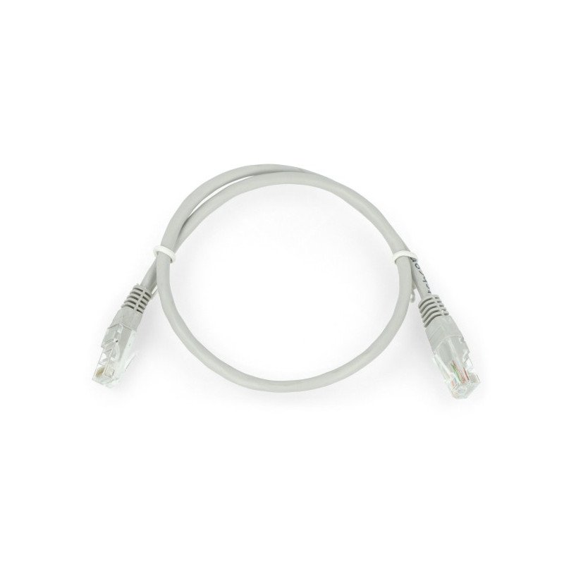 Síťový kabel Ethernet Patchcord UTP 5e 0,5 m - bílý