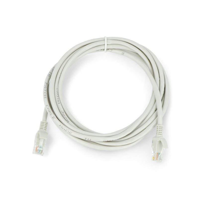 Síťový kabel Ethernet Patchcord UTP 5e 3 m - černý