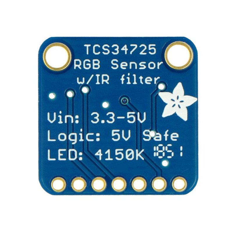 Adafruit TCS34725 - barevný snímač RGB s IR I2C filtrem