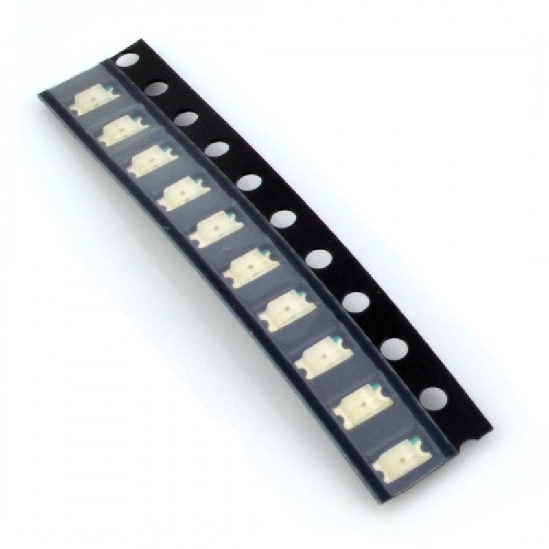 LED dioda smd 1206 modrá - 10 ks.