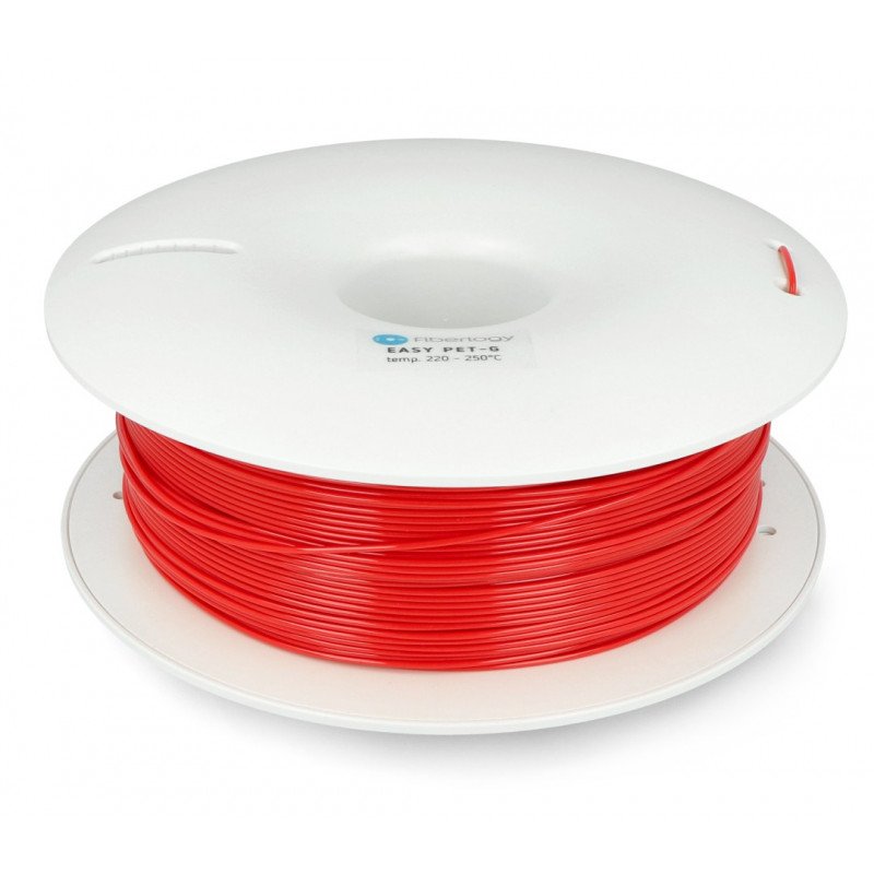 Fiberlogy Easy PET-G vlákno 1,75 mm 0,85 kg - červené