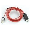 11kolíkový kabel MHL - microUSB, HDMI a USB - zdjęcie 2