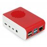 Pouzdro pro Raspberry Pi 4B - ABS - LT-4A11 - bílá a červená - zdjęcie 2
