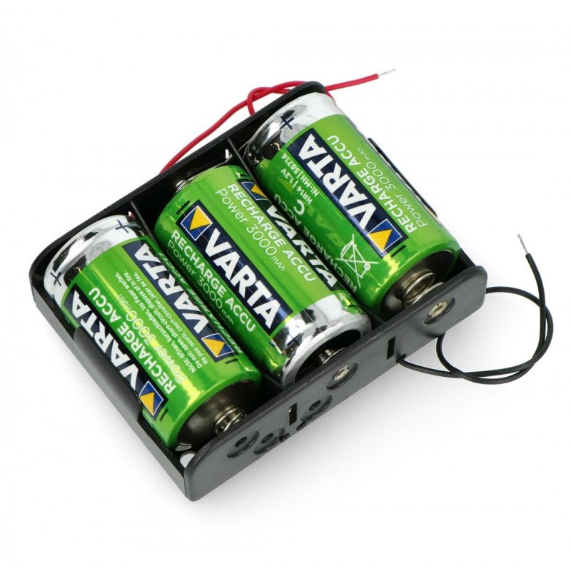 Koš na 3 baterie typu C (R14)