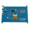 Dotykový displej - kapacitní LCD TFT 7 "800x480px HDMI + USB pro Raspberry Pi 4B / 3B + / 3B / 2B / Zero - zdjęcie 3