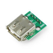 Modul se zásuvkou USB typu A - pájené konektory