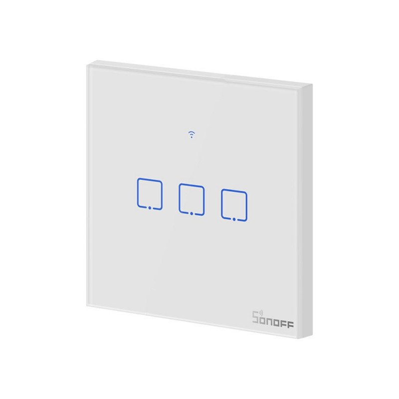 Sonoff T1EU3C-TX - spínač dotykového světla - WiFi