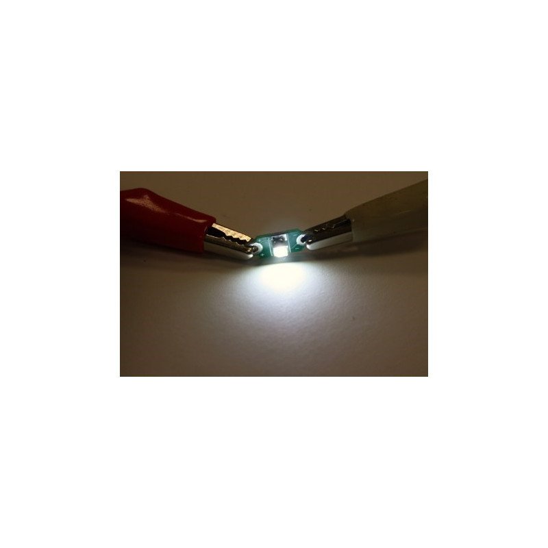 Elektromódní sešívací LED diody, bílá, balení 10 ks