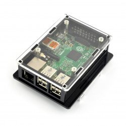 Pouzdro Raspberry Pi 2 / B + na DIN lištu