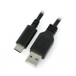 ART USB A 2.0 - USB C černý kabel - 2m