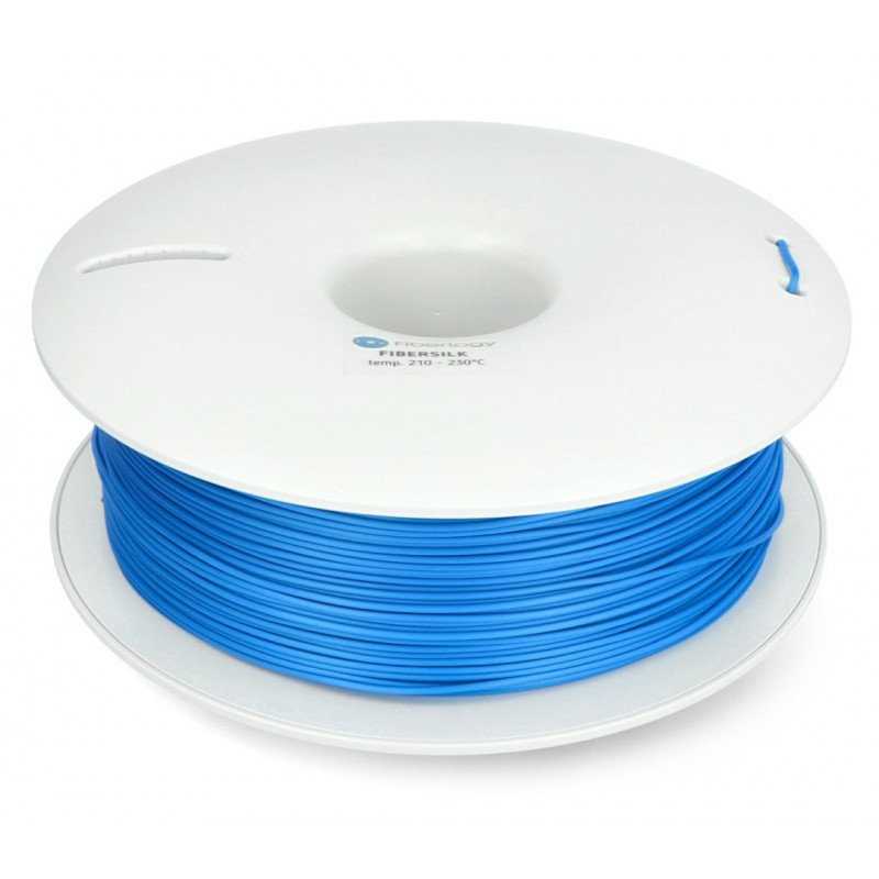 Fiberlogy FiberSilk Filament 1,75 mm 0,85 kg - metalická modrá