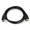 Kabel HDMI třídy 1.4 - dlouhý 1,5 m - zdjęcie 1