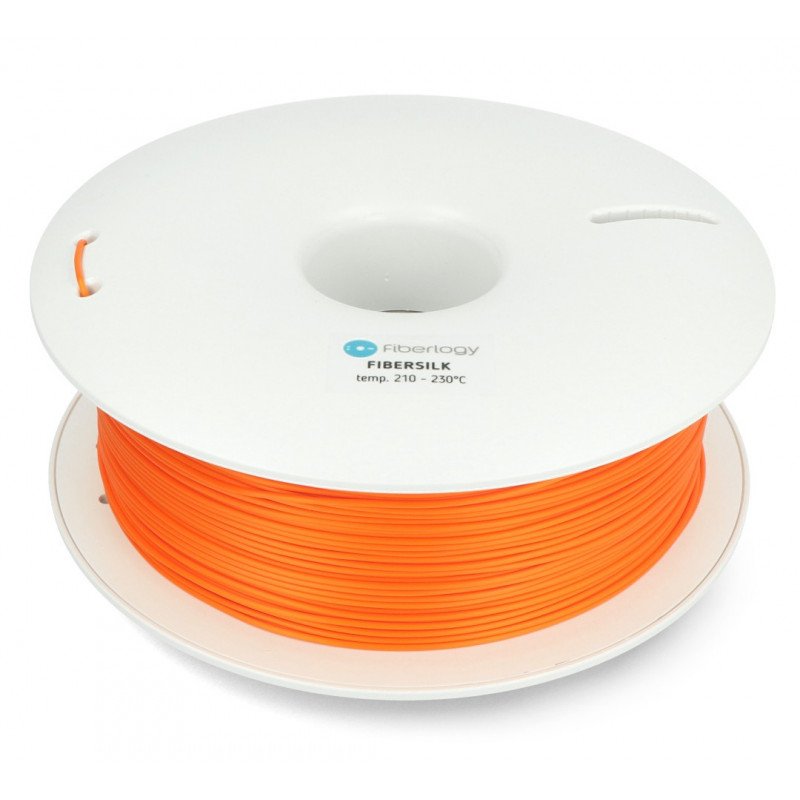 Fiberlogy FiberSilk Filament 1,75 mm 0,85 kg - metalická oranžová