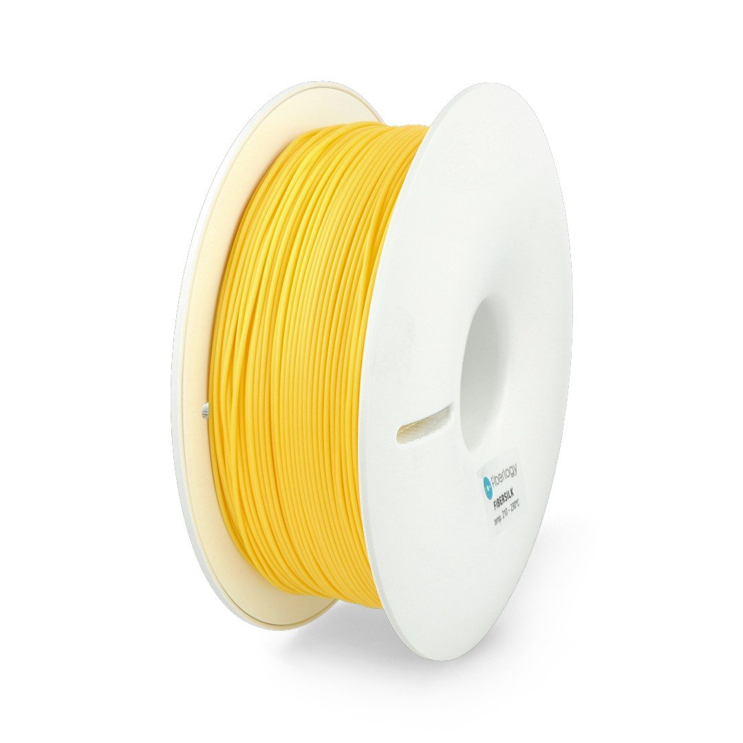 Fiberlogy FiberSilk Filament 1,75 mm 0,85 kg - metalická žlutá