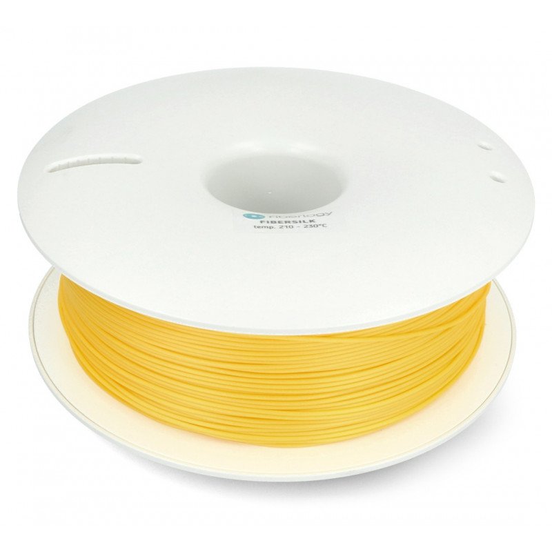 Fiberlogy FiberSilk Filament 1,75 mm 0,85 kg - metalická žlutá