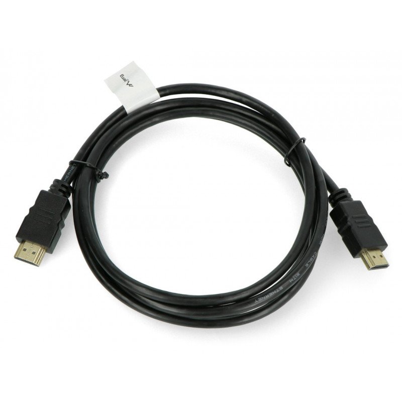 Kabel HDMI Lanberg 4K V1.4 CCS HDMI - černý - 1,8 m