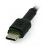 Kabel Green Cell Ray USB 2.0 typu A - USB 2.0 typu C s podsvícením - 1,2 m černý s opletením - zdjęcie 4