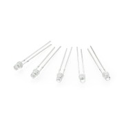 Blikající modře čirý 3 mm