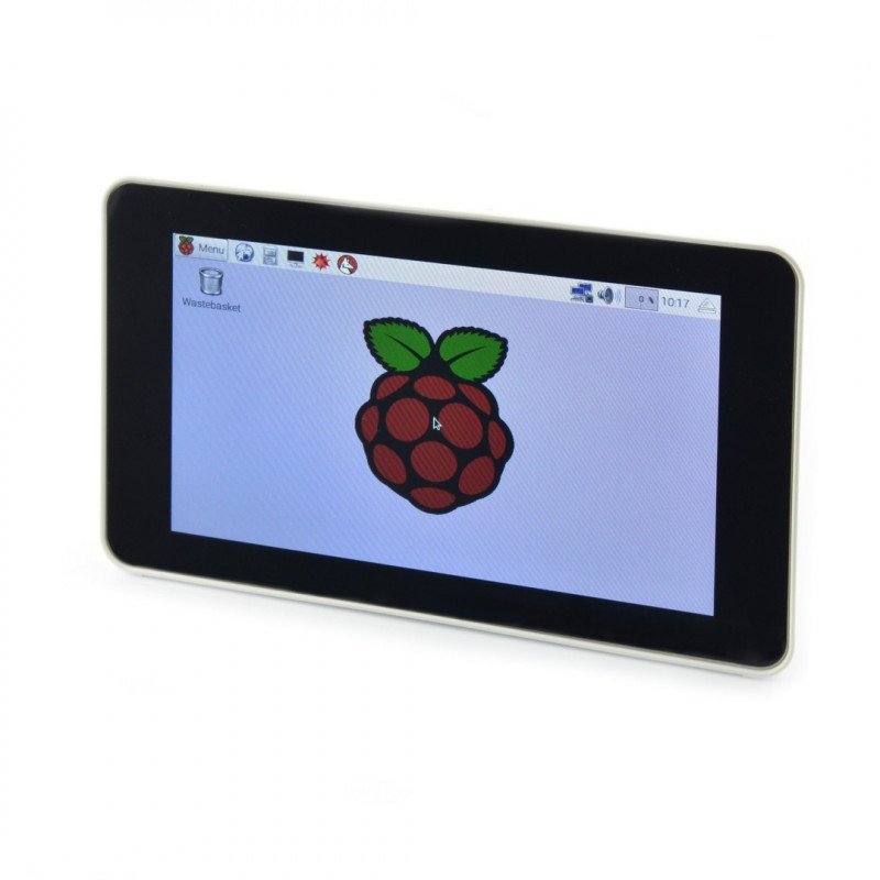Pouzdro pro Raspberry Pi, vyhrazená 7 '' obrazovka a fotoaparát - pouzdro Premium bílé
