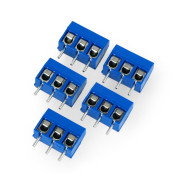ARK konektor KF301 rastr 5,0 mm 3 pin (-) - 5ks.