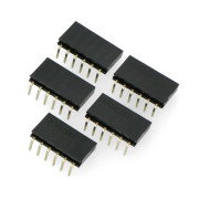 Úhlový pásek 1x6, rozteč 2,54 mm