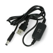 USB 12V / 700 mA nabíječka / napájecí zdroj - zástrčka DC 5,5 / 2,1 mm
