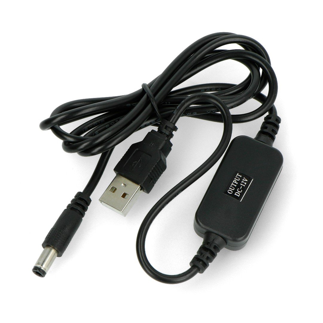 Boost - převodník USB 5V na 12V - zástrčka DC 5,5 / 2,1 mm - Adafruit 2778