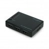 Přepínač videa - 5 portů HDMI - s dálkovým ovládáním a IR přijímačem - port microUSB - Lanberg SWV-HDMI-0005 - zdjęcie 1