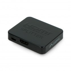 Lanberg HDMI splitter - 2x HDMI 4K + mircoUSB černý