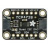 Převodník DCP I2C MCP4728 - 4 kanály + EEPROM - Adafruit 4470 - zdjęcie 3
