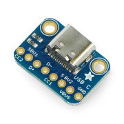 Modul Adafruit se zásuvkou USB typu C - konektor pro nepájivé pole
