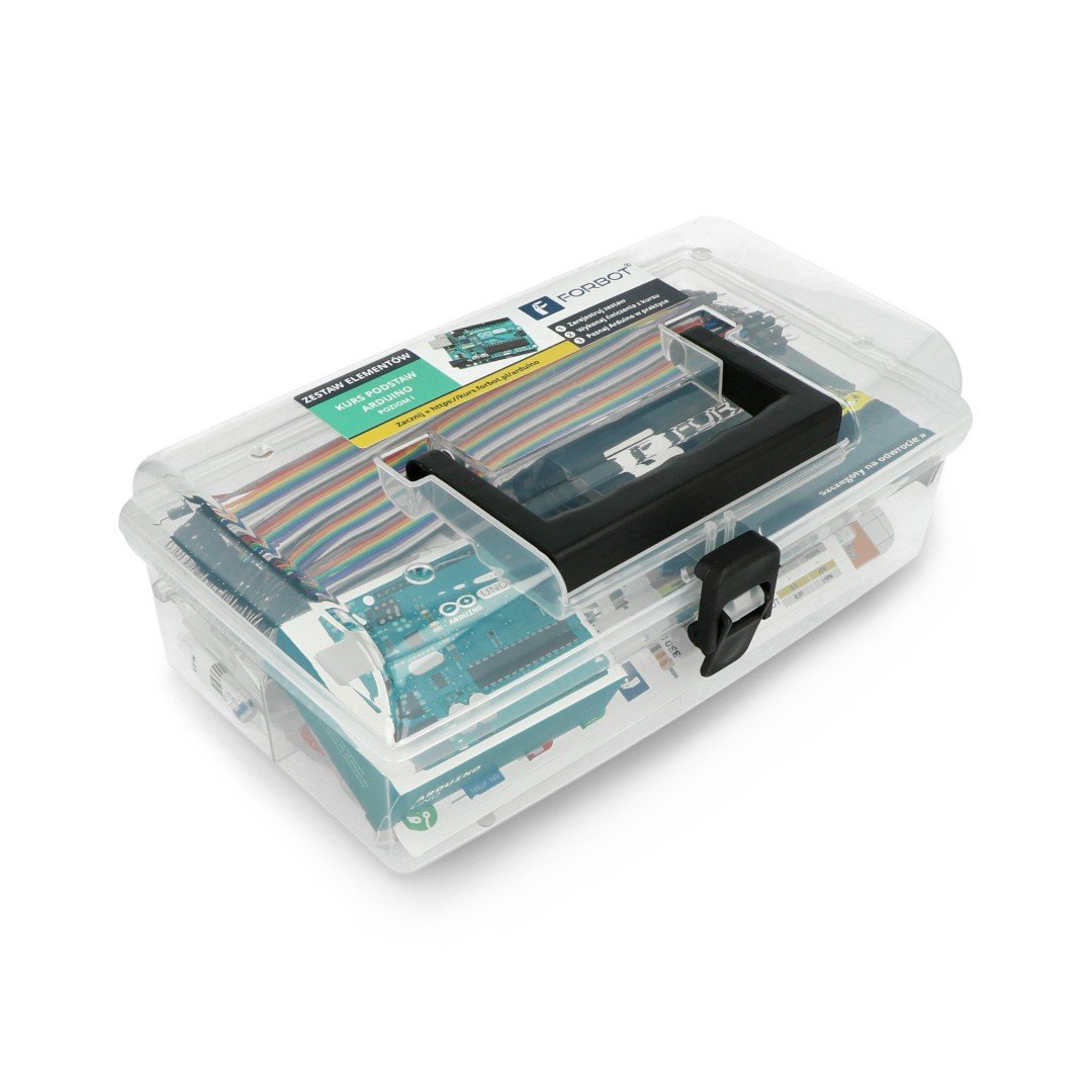FORBOT - sada pro základní kurz Arduino + gadgety a Box (verze PLUS)
