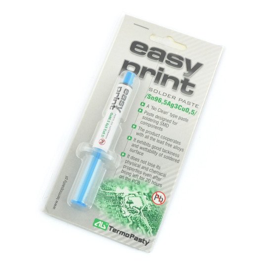 Easy Print Sn96.5Ag3Cu0.5 pájecí pasta - 1,4ml stříkačka