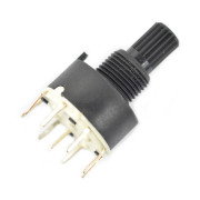 Otočný přepínač 3 polohy 2 obvody - 29,5 mm