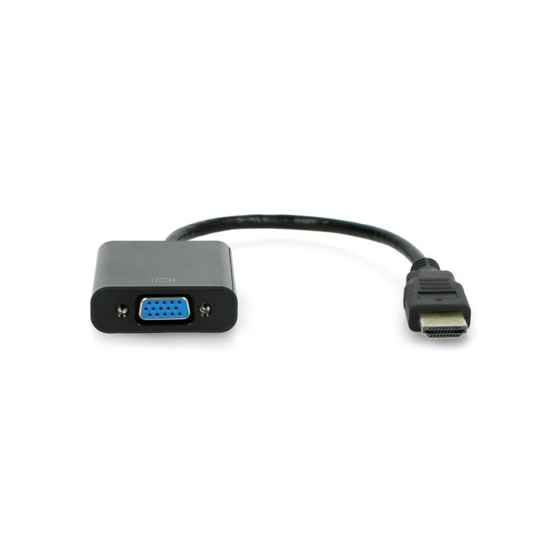 Převodník HDMI na VGA + zvuk HD31A pomocí kabelu