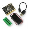 Micro: bit Go - vzdělávací modul, Cortex M0, akcelerometr, Bluetooth, 5x5 LED matice + příslušenství - zdjęcie 3