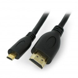 Lanberg microHDMI - kabel HDMI - 1,8 m