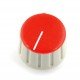 GS18 šedočervený knoflík potenciometru - 18 mm GS18 šedočervený knoflík potenciometru - 18 mm