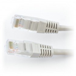 Patch kabel Ethernet UTP 5e 2 m - šedý