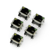 Síťová zásuvka 8P8C RJ45 stíněná LED
