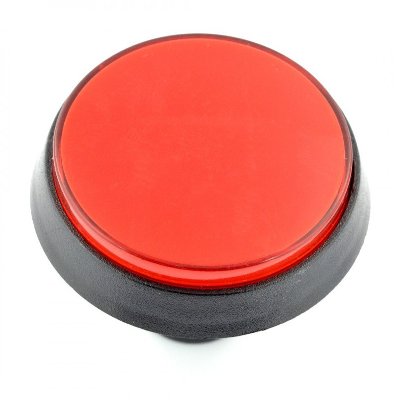 Tlačítko 6cm - červené (verze eco2)