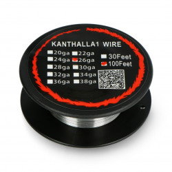 Odporový drát Kanthal A1 0,40 mm 12 Ω / m - 30,5 m