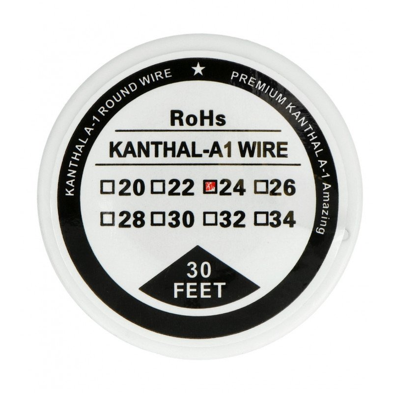 Odporový drát Kanthal A1 0,51 mm 6 Ω / m - 9,1 m