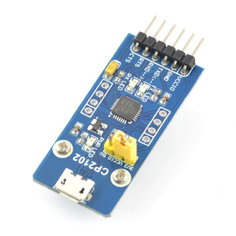 Převodník USB-UART CP2102 - zásuvka microUSB